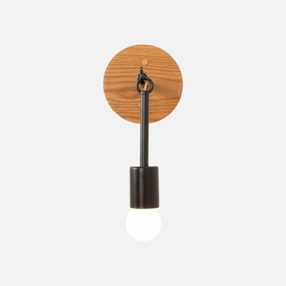 Link Sconce with Exposed Bulb