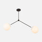 Branch Chandelier with Globes 8"