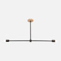 T Colony Chandelier with Exposed Bulbs