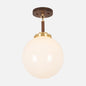 Dilworth Flush Mount w/ Globe Shade 10"