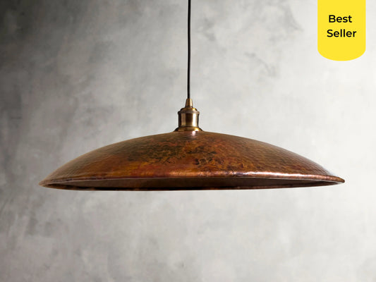 Low Profile Copper Light Fixture